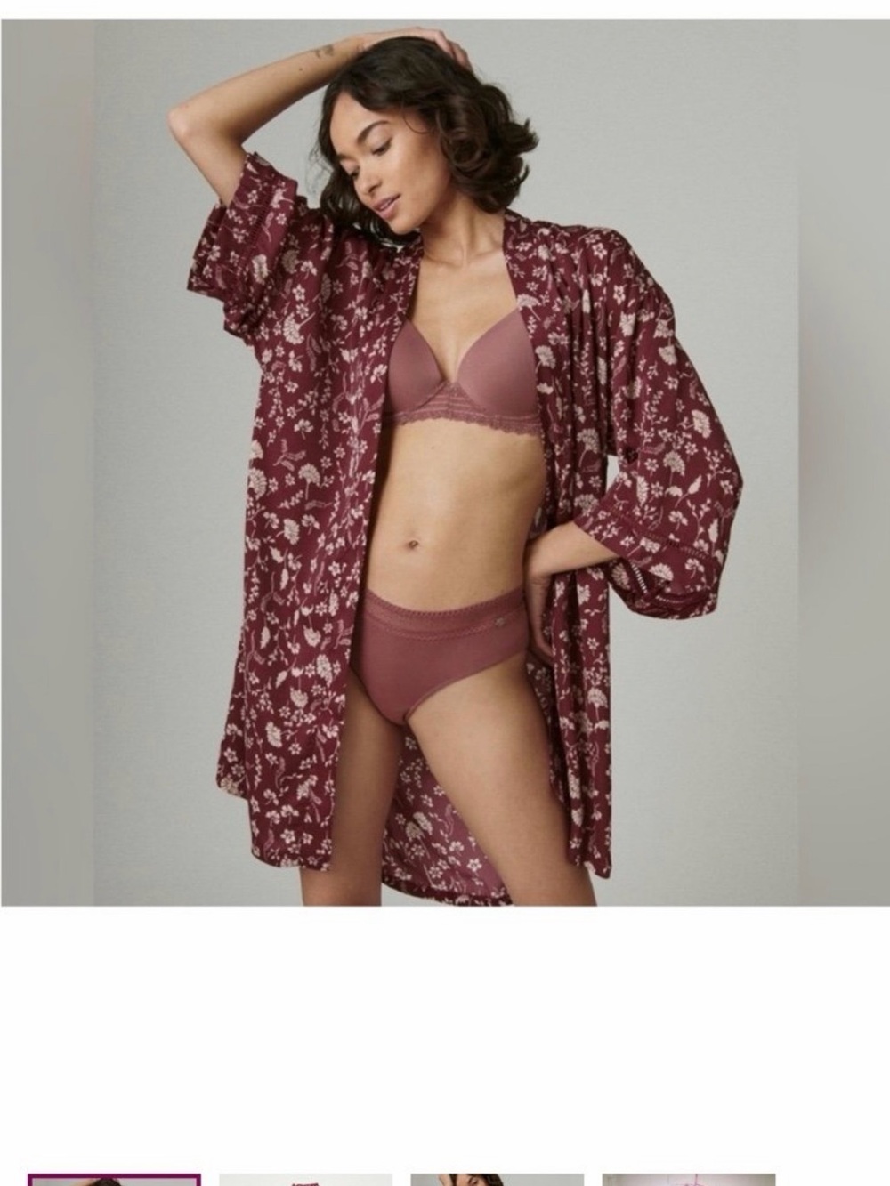 New lucky brand Floral Bloom Robe size Small